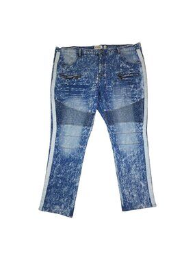 FWRD Denim Blue Acid Wash Jeans Size 48 Inseam 33 Mint Condition